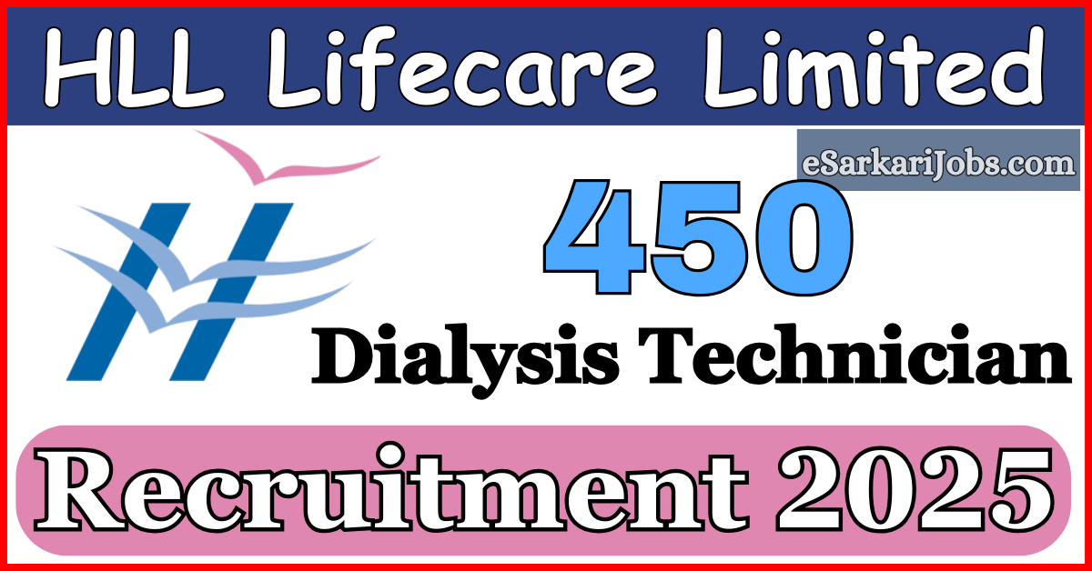 HLL Lifecare Recruitment 2025 Notification