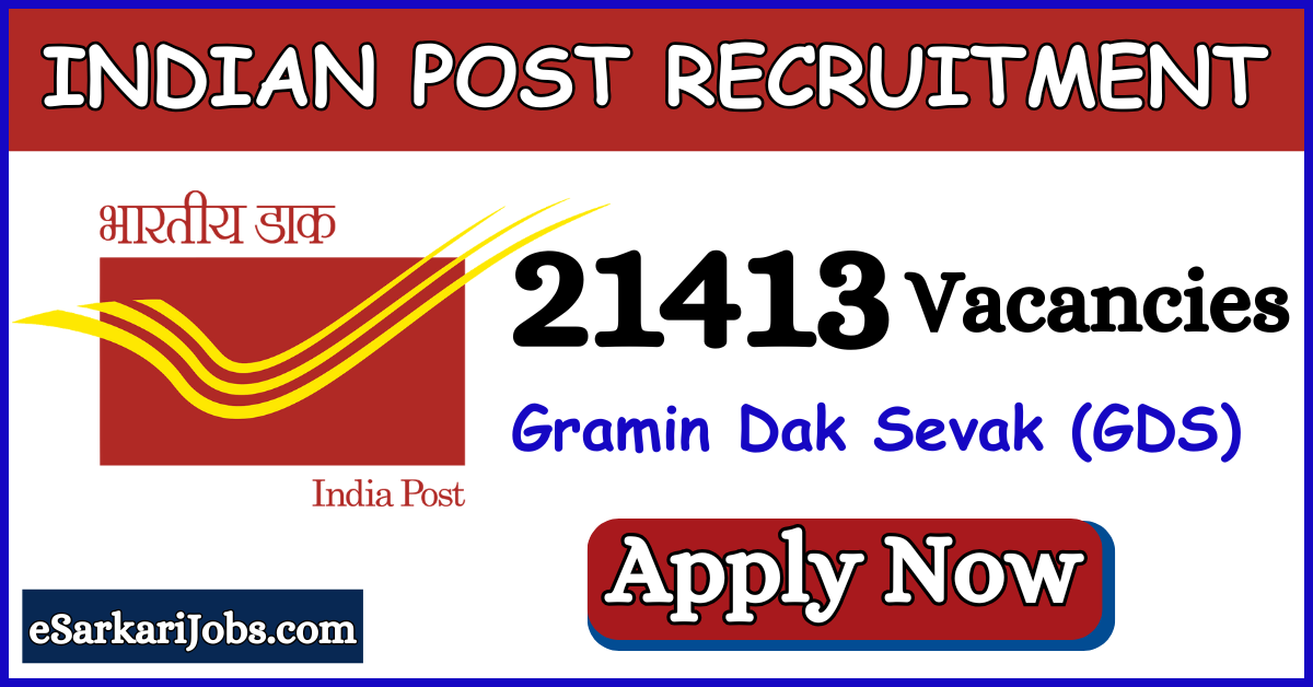 India Post Office GDS Recruitment 2025 Notification