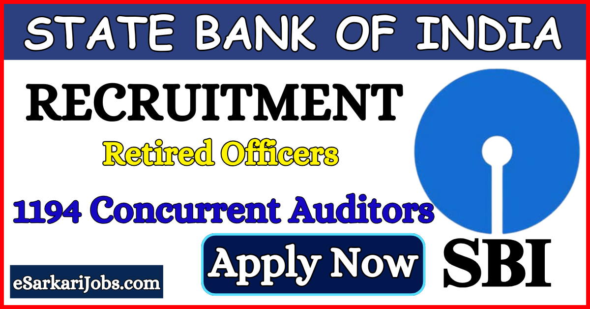 SBI Retired Officer Recruitment 2025 Notification